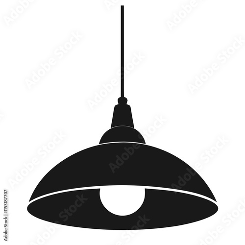 Pendant light silhouette