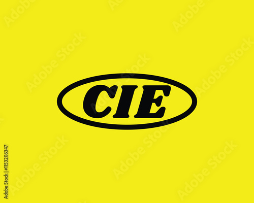 CIE logo design vector template. CIE