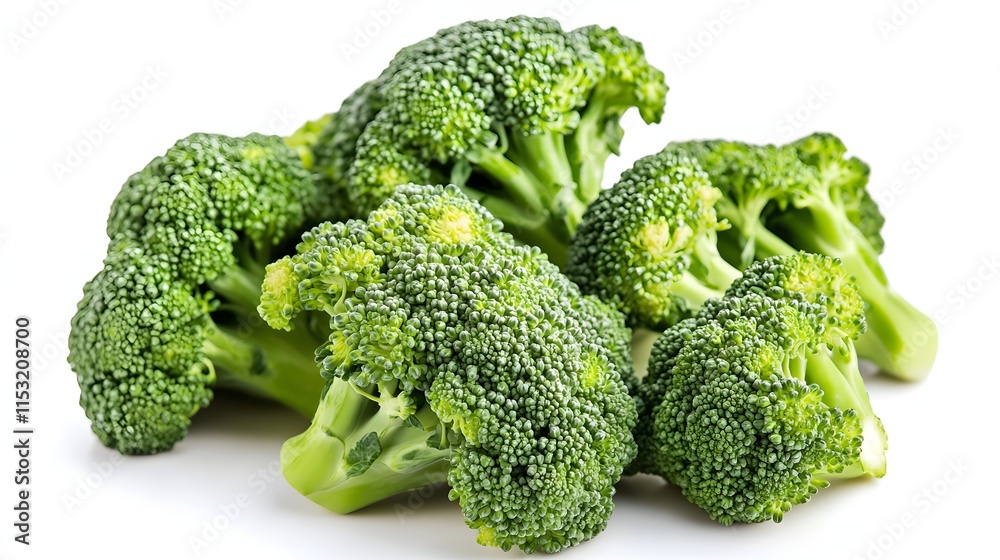 Fresh Green Broccoli Florets Ready To Eat Fresh Green Broccoli Florets Ready To Eat