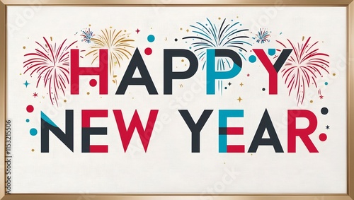 Happy New Year Festival Background