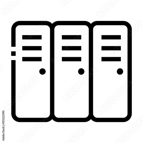 locker room Line Icon