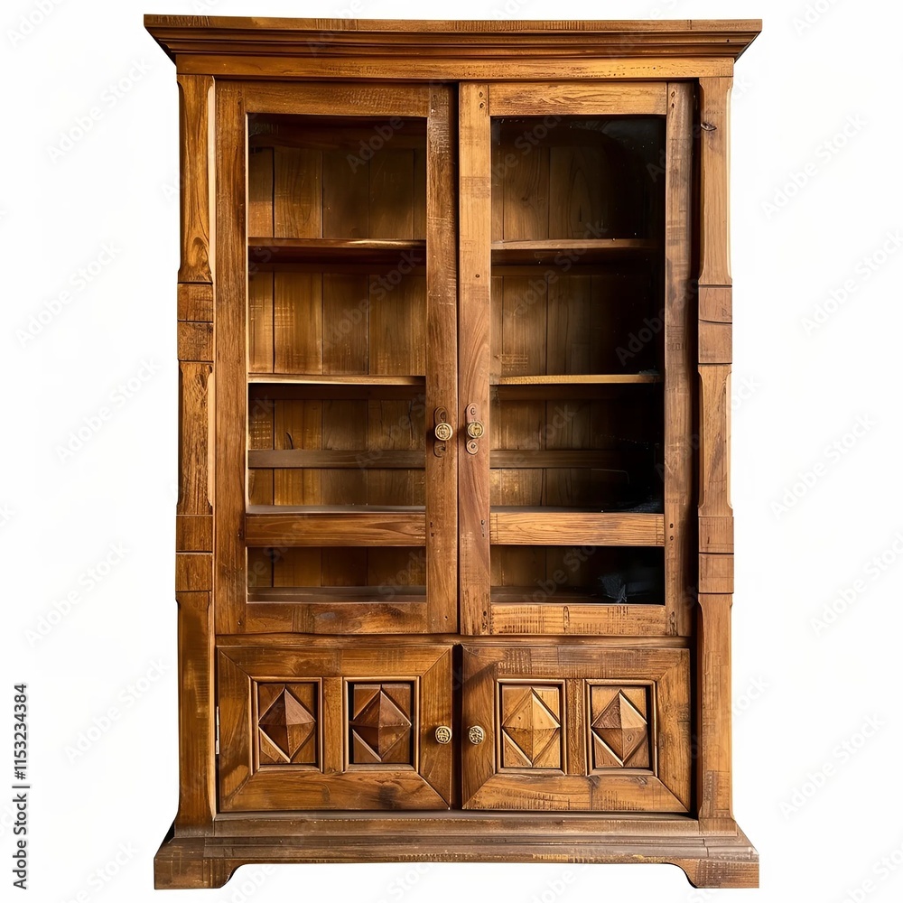 wooden cabinet isolated on white wooden cabinet isolated on white