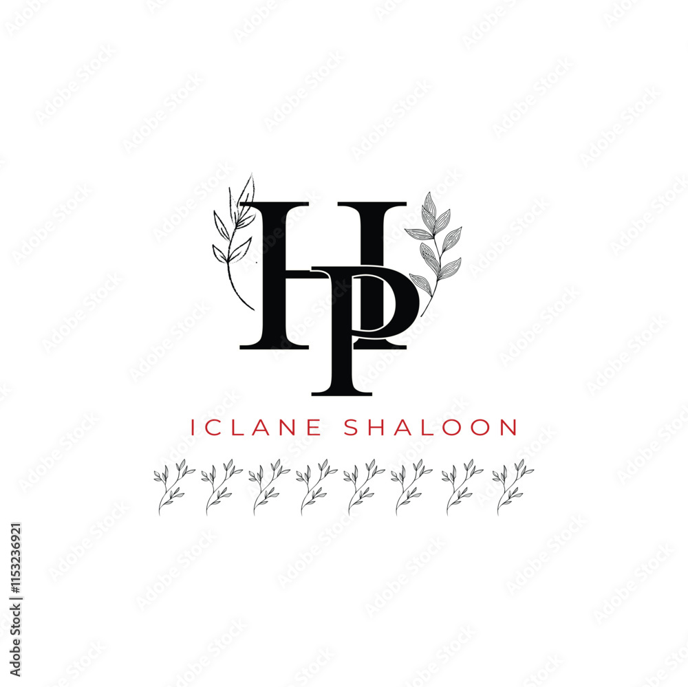 Minimalist HP Monogram with Botanical Illustration.Elegan Initial PH Logo with Floral Element. Wedding logos, hand drawn elegant, delicate and minimalist,black and white vintage logo for beauty shop. Minimalist HP Monogram with Botanical Illustration.Elegan Initial PH Logo with Floral Element. Wedding logos, hand drawn elegant, delicate and minimalist,black and white vintage logo for beauty shop.