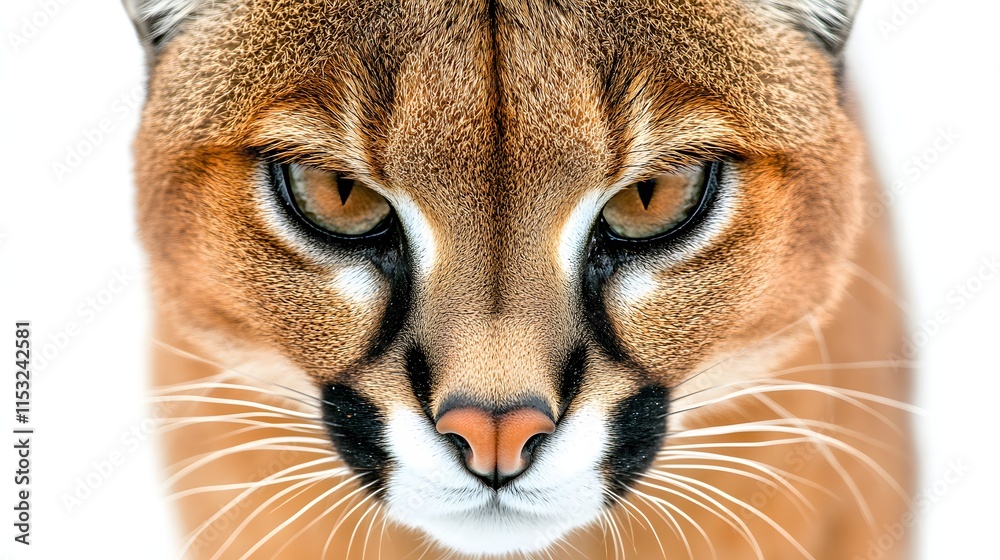 Obraz premium Close Up Portrait Of A Caracal Cat