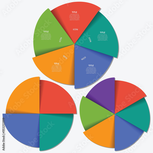 Modern infographics style for business