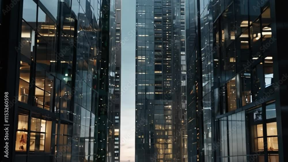 city skyline buildings