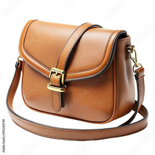 brown leather bag