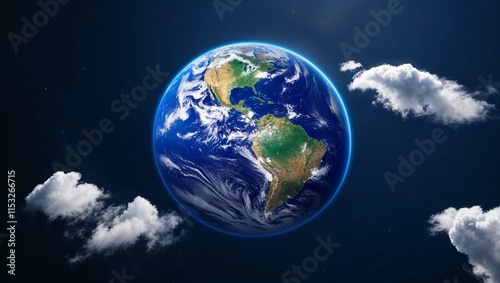 earth in space
