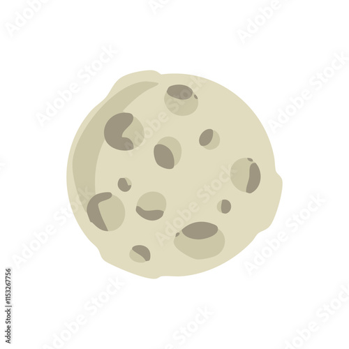 moon vector illustration space theme