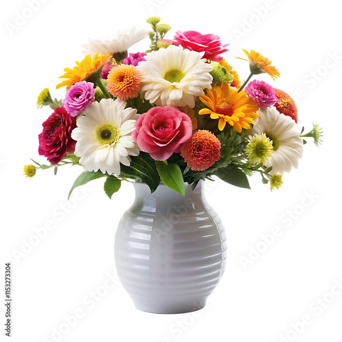 Wallpaper Mural vase with flowers Torontodigital.ca