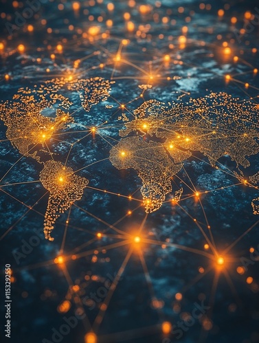 a world map showing the interconnectedness of people and cultures	
