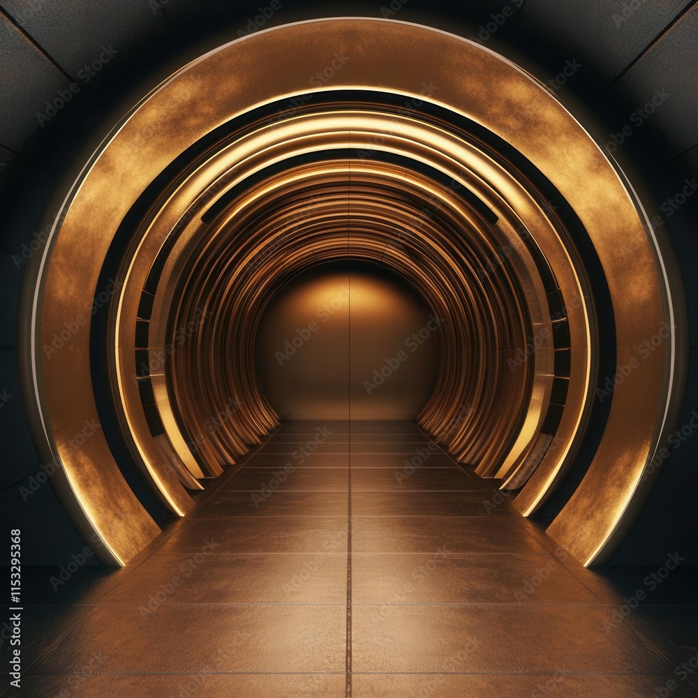 Fototapeta premium A vault filled with resources, unlocked by teamwork, symbolizing collective economic advantage