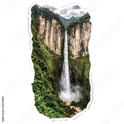  Octa Waterfall Peru sticker