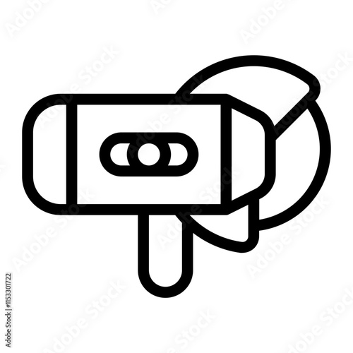 Angle Grinder Line Icon