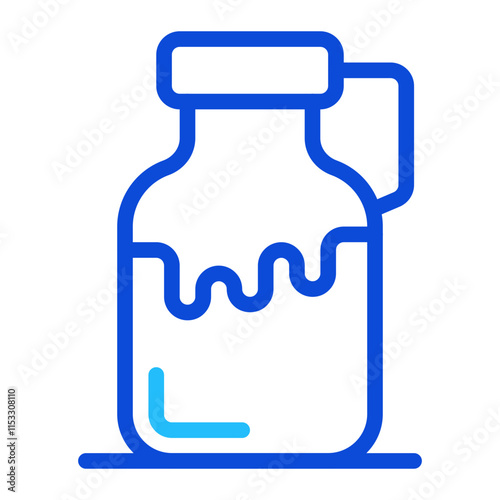Bottle Duoline Icon