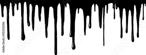 Vintage woodcut texture showcasing intricate paint drips in a monochromatic design