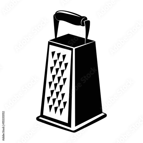 box grater black color vector 