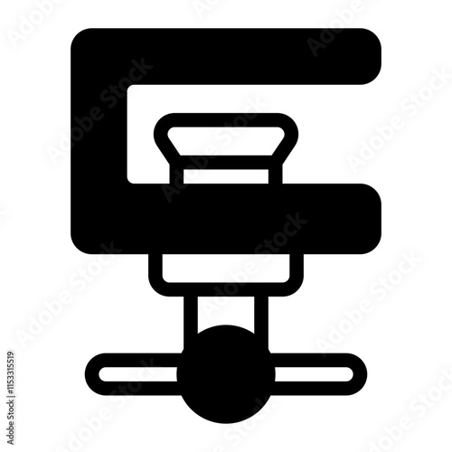 Clamp Glyph Icon