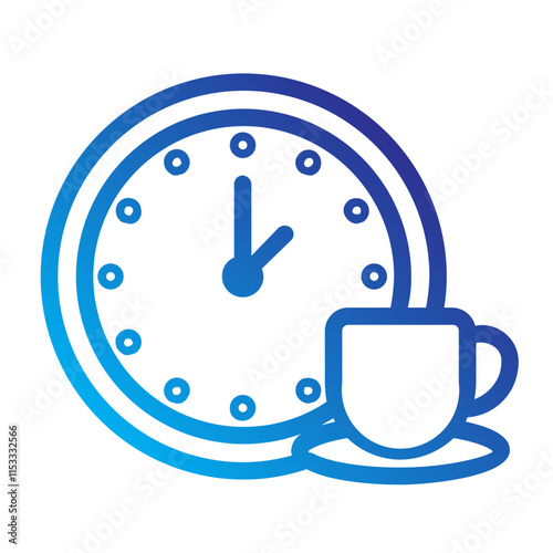 cofeebreak time line gradient icon