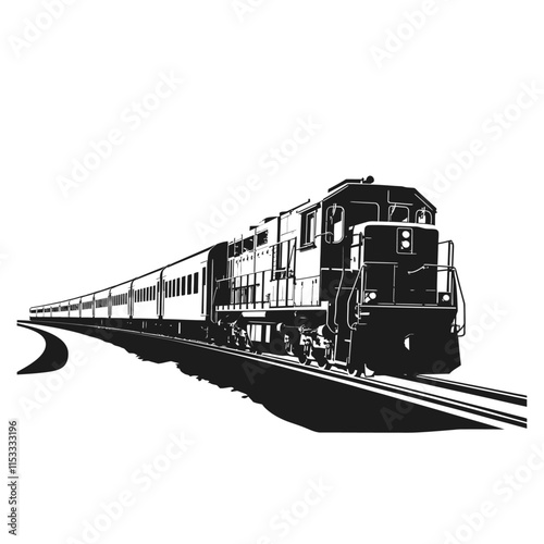 Train black color vector1