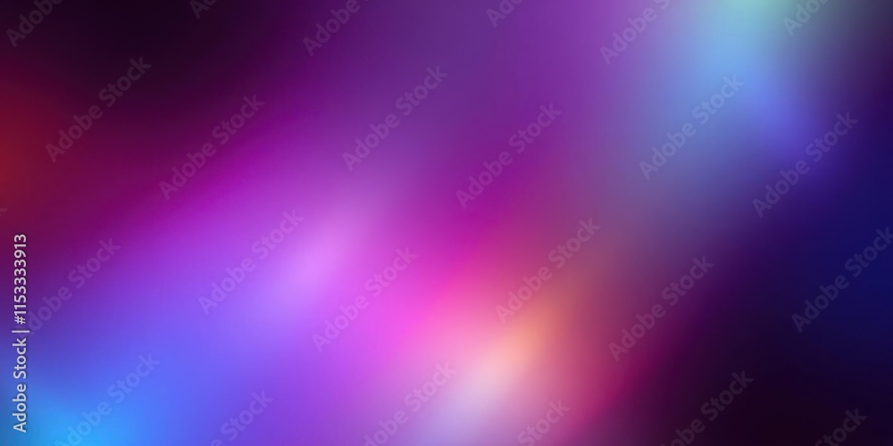 Fototapeta premium Vibrant Abstract Background with Soft Blurred Lights in Shades of Purple, Pink, and Blue for Artistic and Creative Design Projects