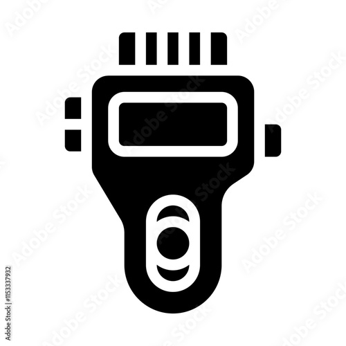 Hair Clipper Solid Icon