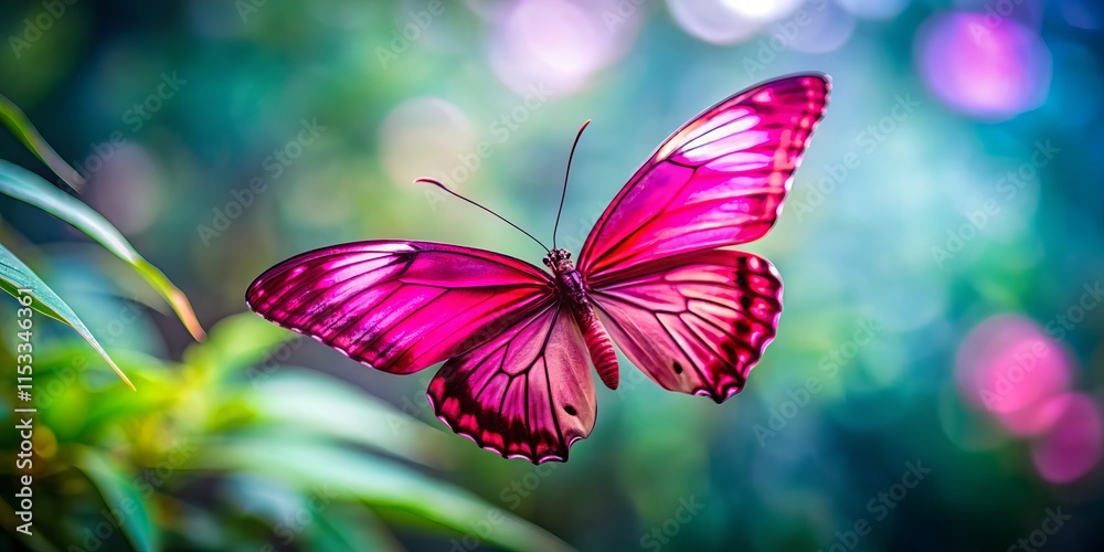 Pink Butterfly Flight: Close Up Shot of Delicate Wings in Motion, Nature Photography, Insect, Lepidoptera Pink Butterfly Flight: Close Up Shot of Delicate Wings in Motion, Nature Photography, Insect, Lepidoptera