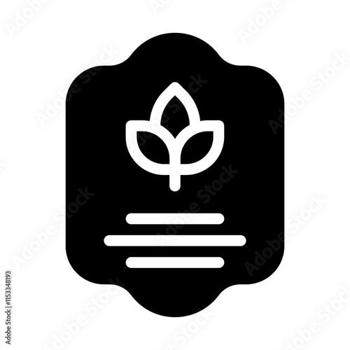 Label Product Solid Icon