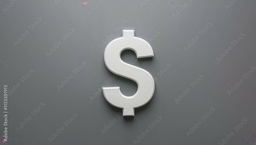The 3d render of a golden dollar symbol, a powerful icon representing wealth and success in business and finance The 3d render of a golden dollar symbol, a powerful icon representing wealth and success in business and finance