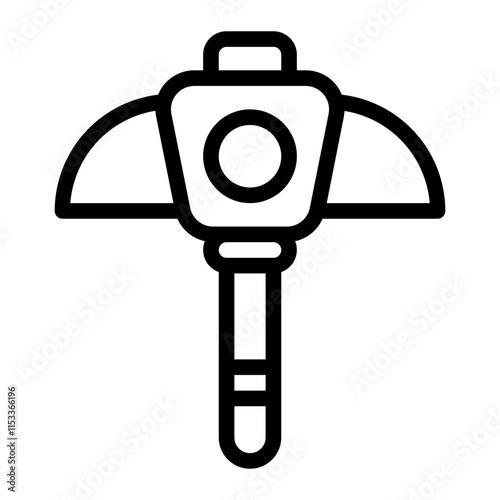 Pickaxe Line Icon