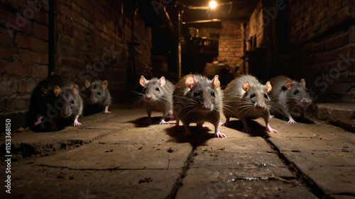 Rats in a Creepy Cellar photo