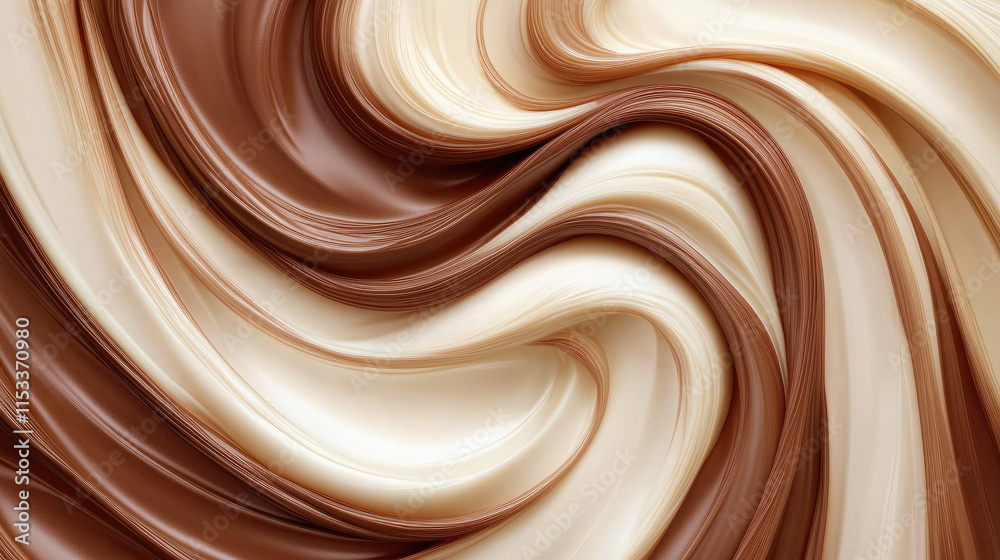 This background showcases an elegant blend of brown, cream, and mocha hues, characterized by fluid, wavy patterns that evoke a sense of warmth and indulgence, perfect for contemporary design themes. This background showcases an elegant blend of brown, cream, and mocha hues, characterized by fluid, wavy patterns that evoke a sense of warmth and indulgence, perfect for contemporary design themes.