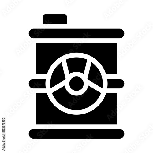 Radioactive Solid Icon