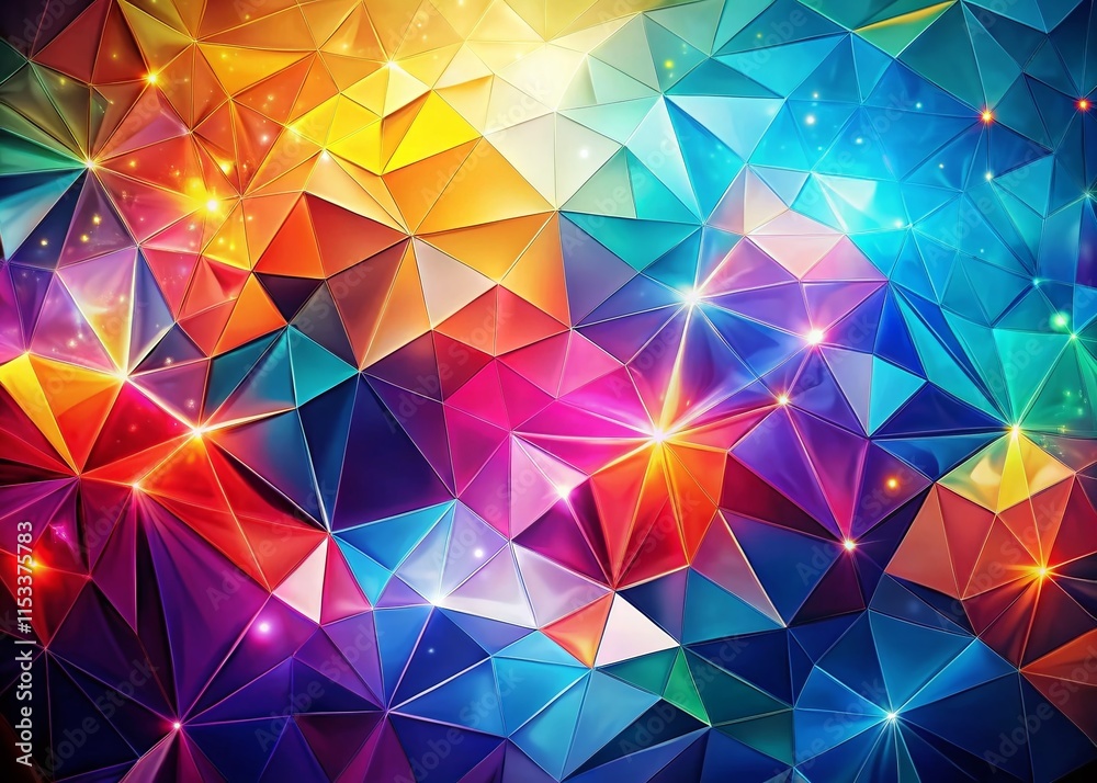 Obraz premium Abstract Geometric Triangle Background: High-Resolution Stock Photo with Deep Depth of Field