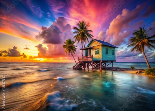 Surreal Belize Beach House: Dreamy Coastal Escape photo