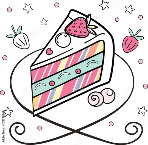 Sweet Dreams Cake Slice