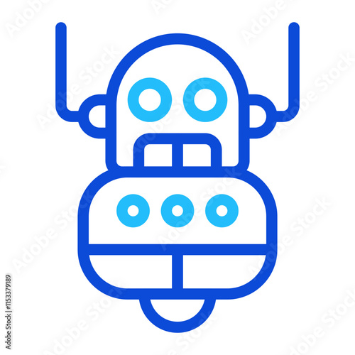 Robot Duoline Icon