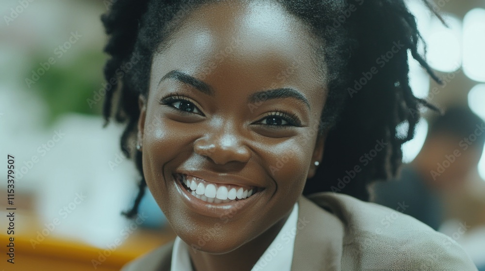 Confident Urban Woman's Smile Confident Urban Woman's Smile