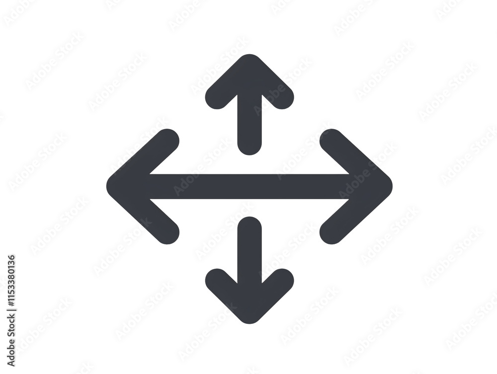 a black arrows pointing to different directions a black arrows pointing to different directions