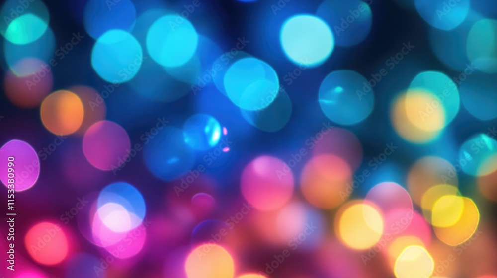 Vibrant Rainbow Bokeh Lights Vibrant Rainbow Bokeh Lights