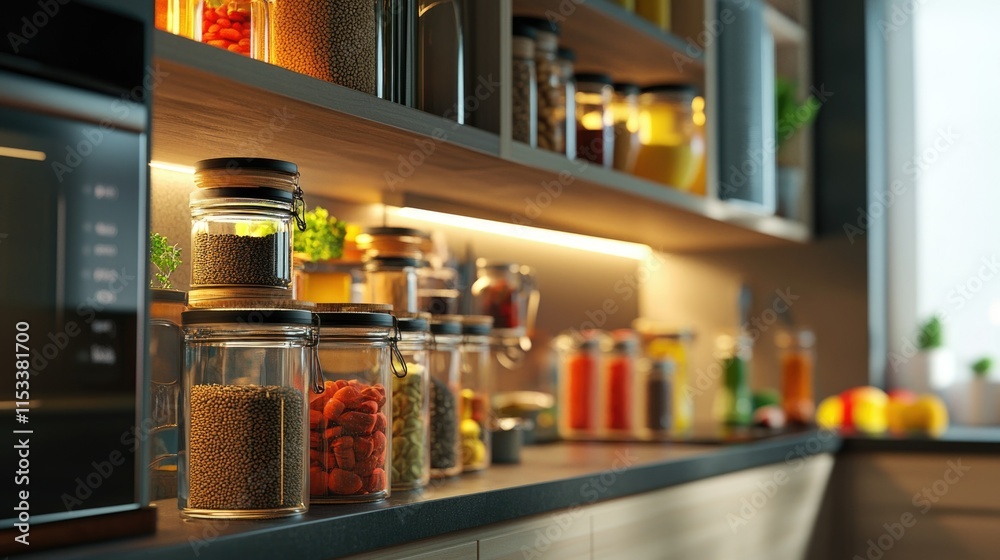 High-End Kitchen Cabinets with Glass Doors High-End Kitchen Cabinets with Glass Doors