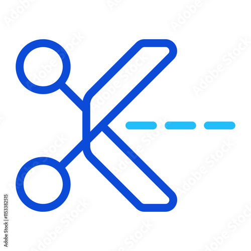 Scissor Duoline Icon