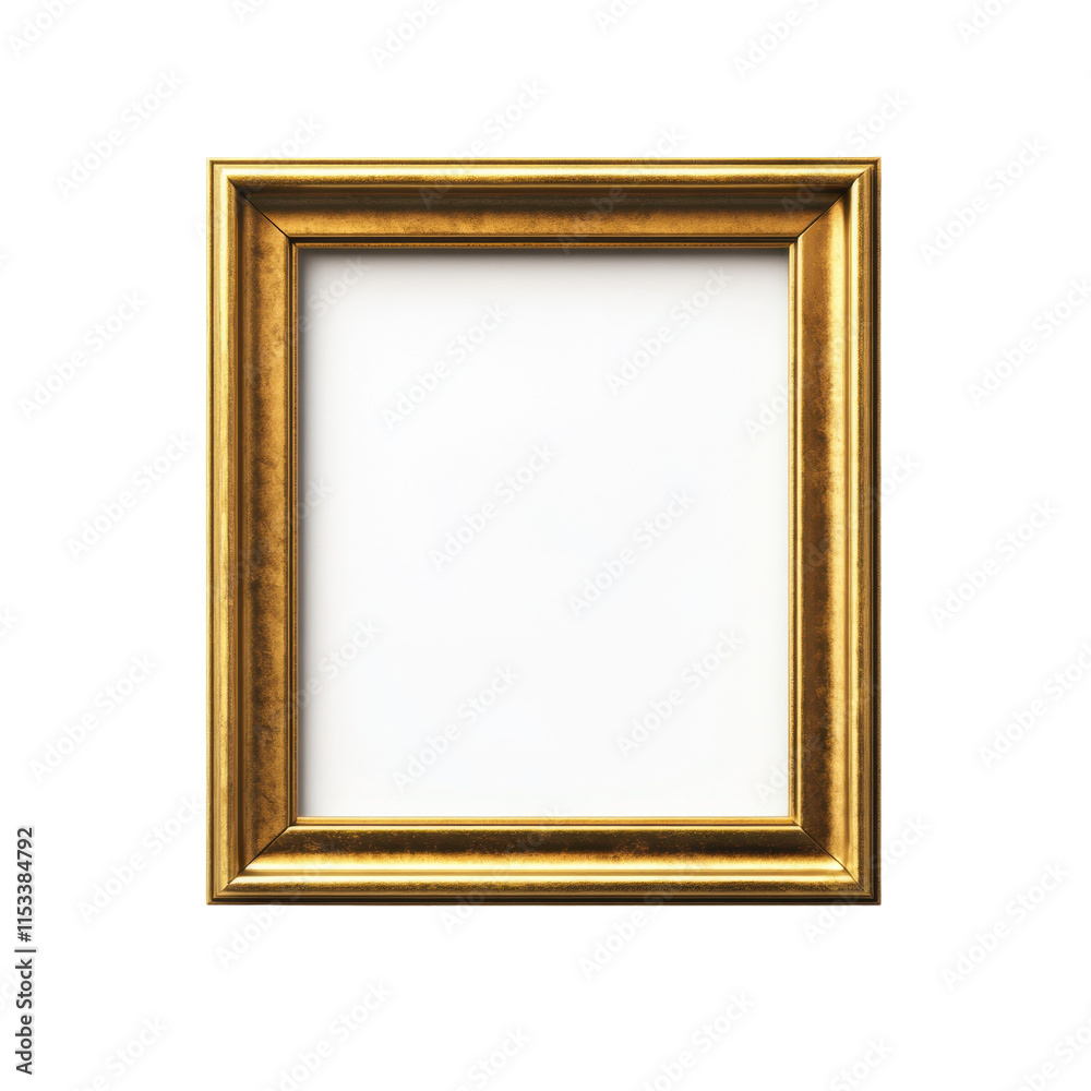 Elegant Golden Frame for Blank Artwork or Photo Display Elegant Golden Frame for Blank Artwork or Photo Display