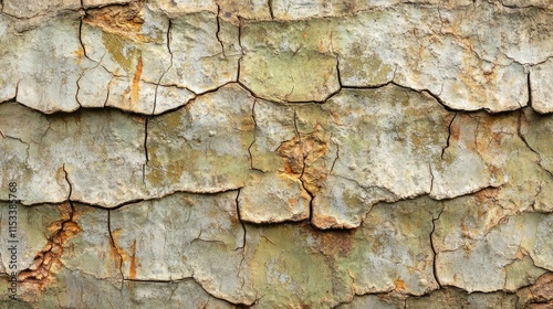 Textured surface of cracked earth with earthy tones and patterns.