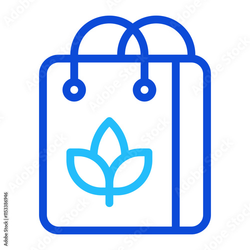 Shopping Duoline Icon