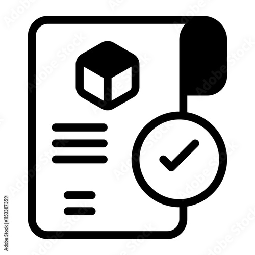 Smart Contract Glyph Icon