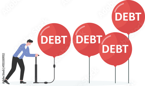 Debt balloons, tax and debt issues, raising taxes or increasing debt burdens,
