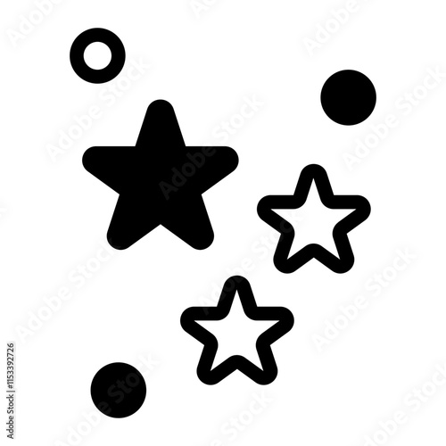 Stars Glyph Icon