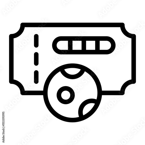 Ticket Line Icon