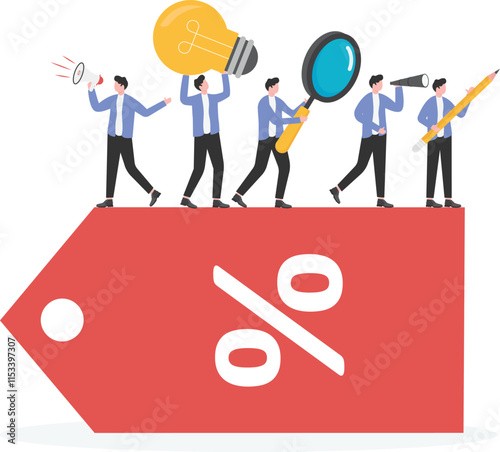 Marketing strategies, business strategies, discount promotions, price cuts, reductions or abatements,
